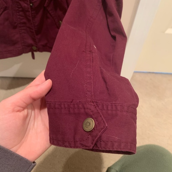 SOLD NWOT Aeropostale Maroon Jacket - Picture 5 of 8